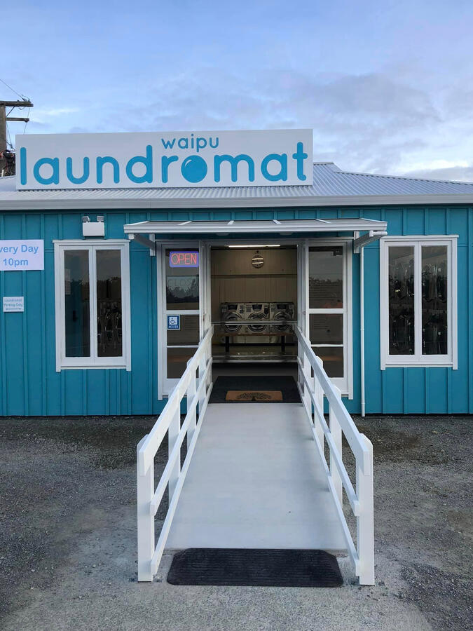 Waipu Laundromat Entrance